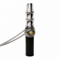 Star-shaped Stainless Steel Hookah Mouth Tip Replacement with Neck Chain