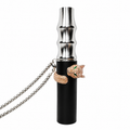 Rose Gold Leopard Stainless Steel Hookah Replacement Mouthpiece with Neck Chain