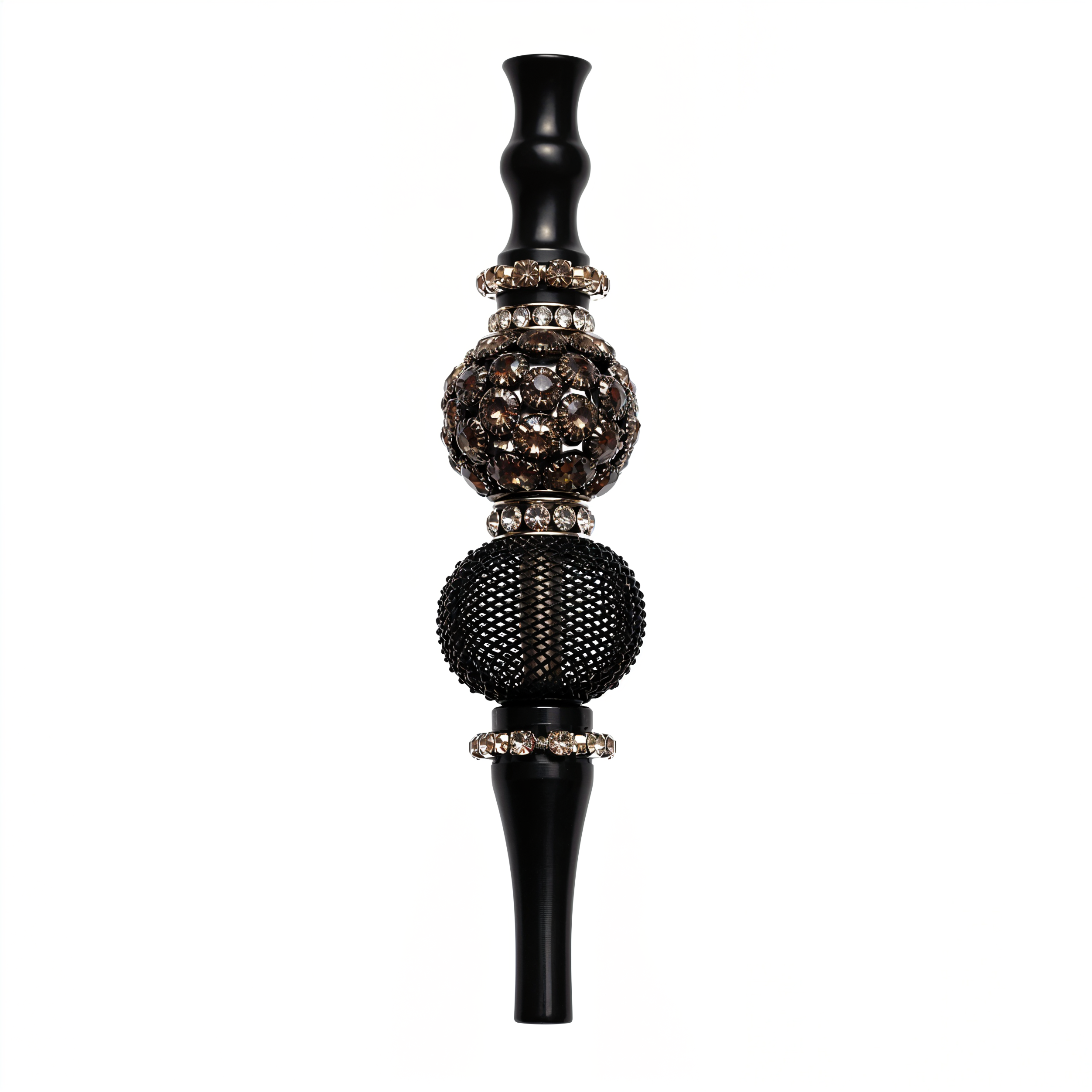 Mesh Spherical Aluminum Hookah Replacement Mouthpiece with Water Drill Design