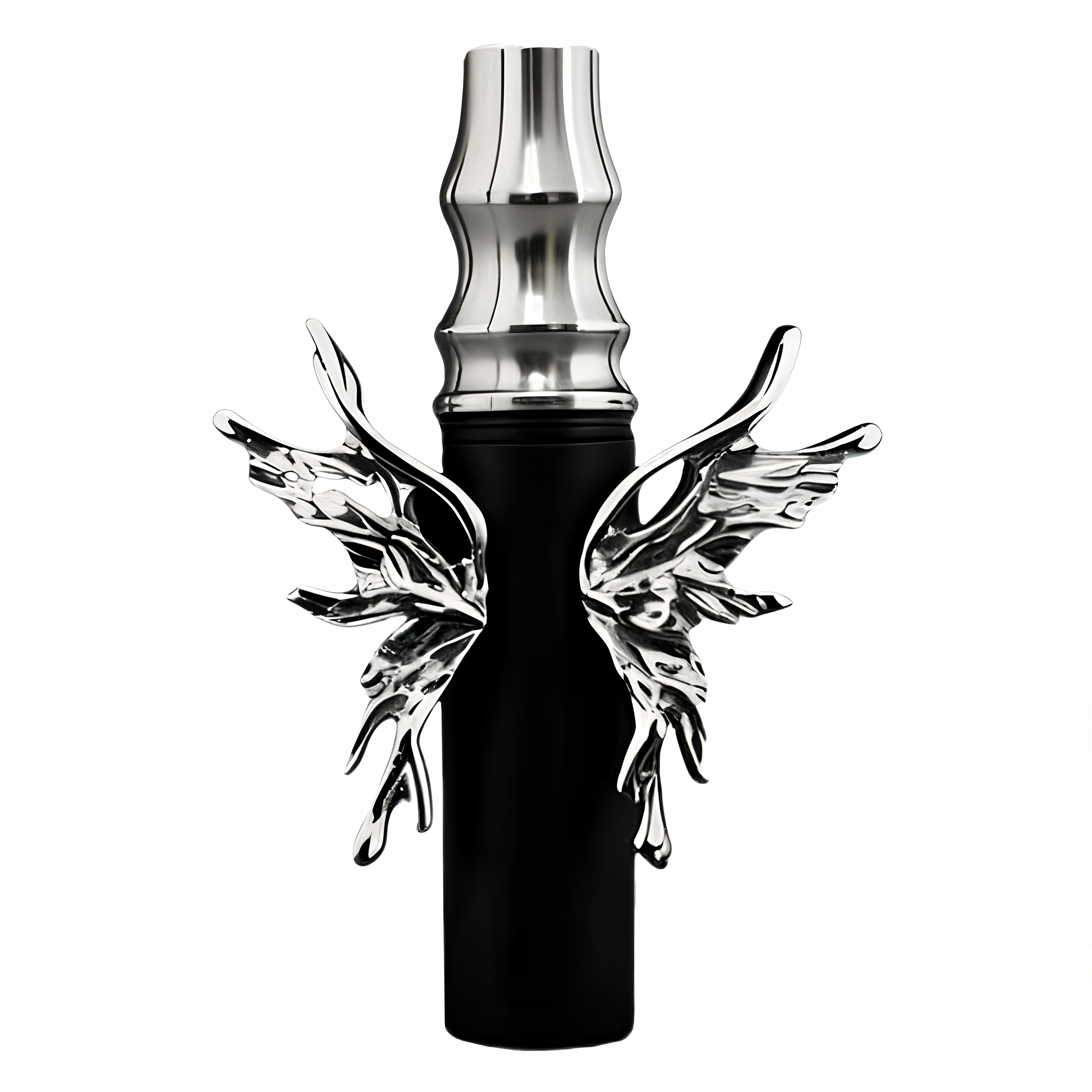 Butterfly-Shaped Stainless Steel Hookah Replacement Mouthpiece with Neck Chain