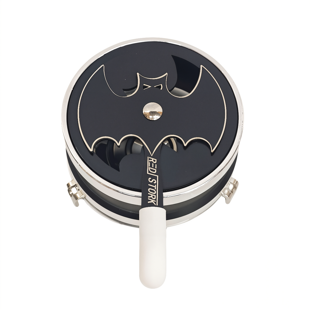 Bat Style Hookah Coal Heat Management Device with Adjustable Wind Cover Handle