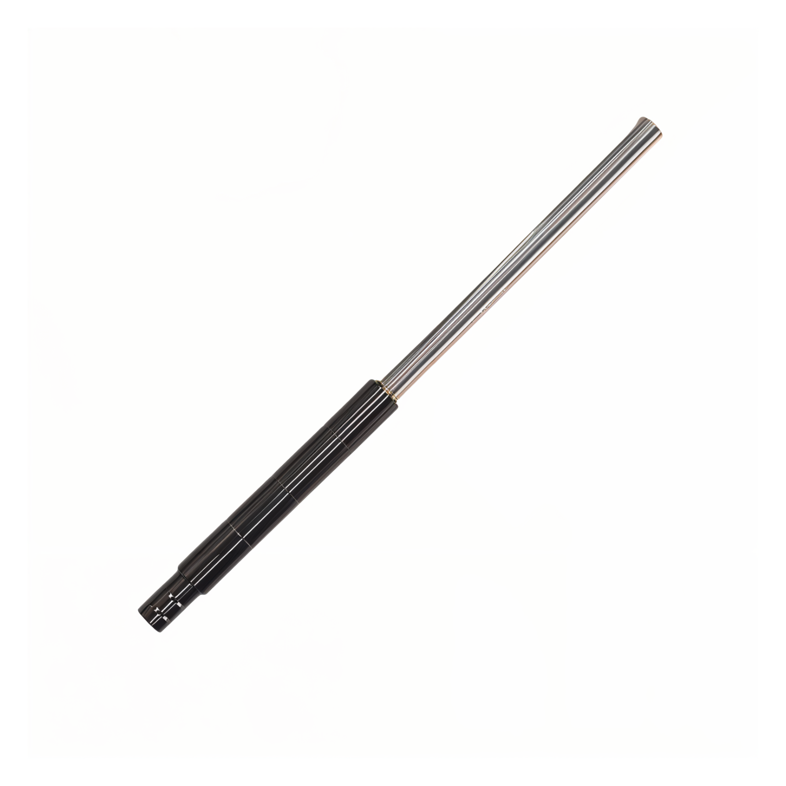 Stainless Steel Double Joint Detachable Hookah Handle Telescopic Retractable Hookah Mouthpiece Black