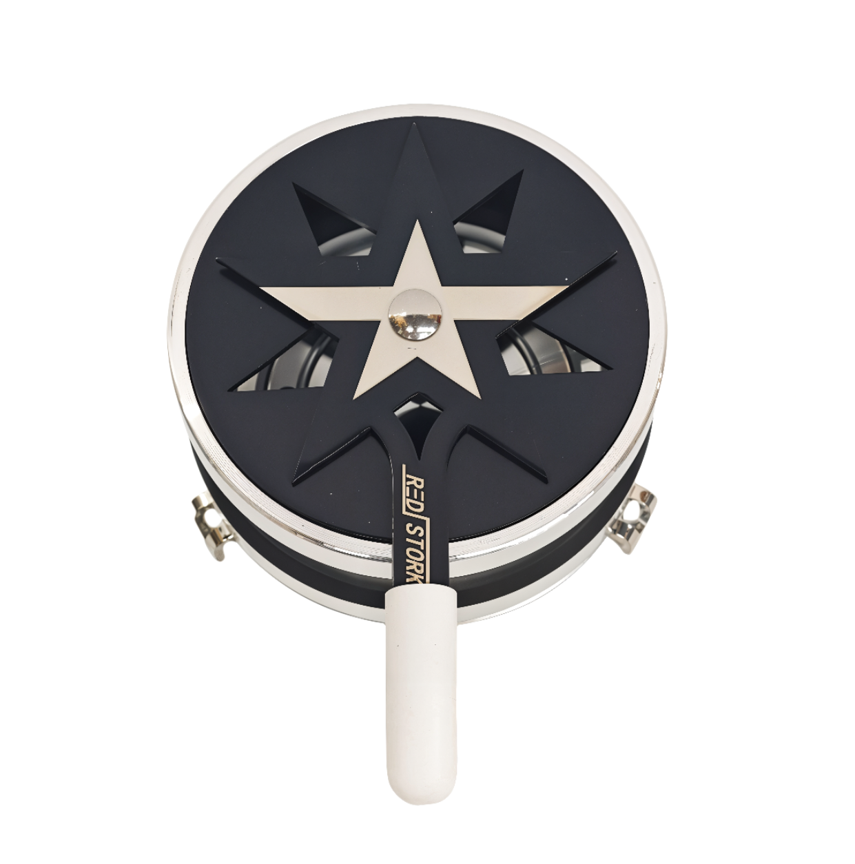 Pentagram Style Hookah Charcoal Heat Management Device with Adjustable Wind Shield Handle