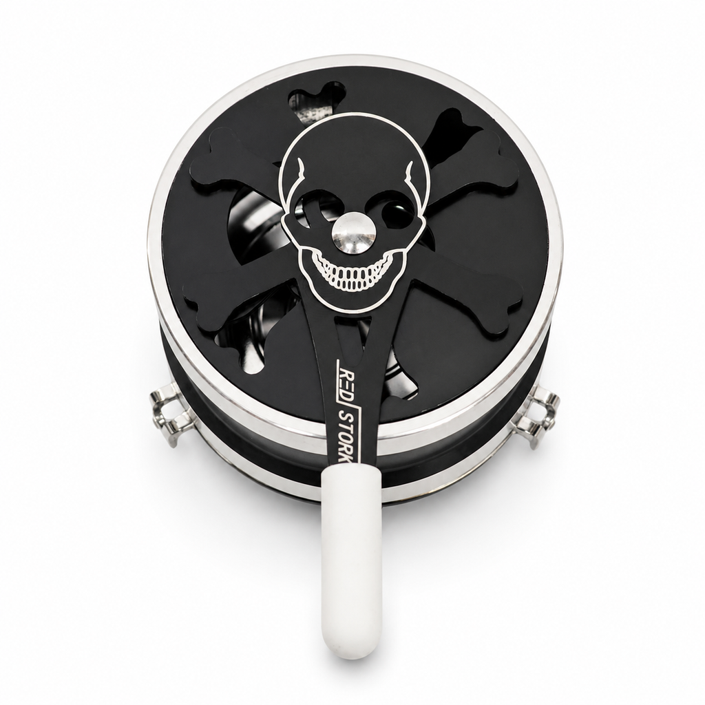 Hollow Head Hookah Charcoal Heat Management Device with Adjustable Wind Cover Handle
