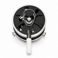 Hollow Head Hookah Charcoal Heat Management Device with Adjustable Wind Cover Handle