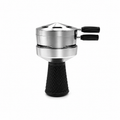 Hookah Bowl Carbon Screen Two-Piece Set Hookah Heating Management Device with Adjustable Wind Shield Handle