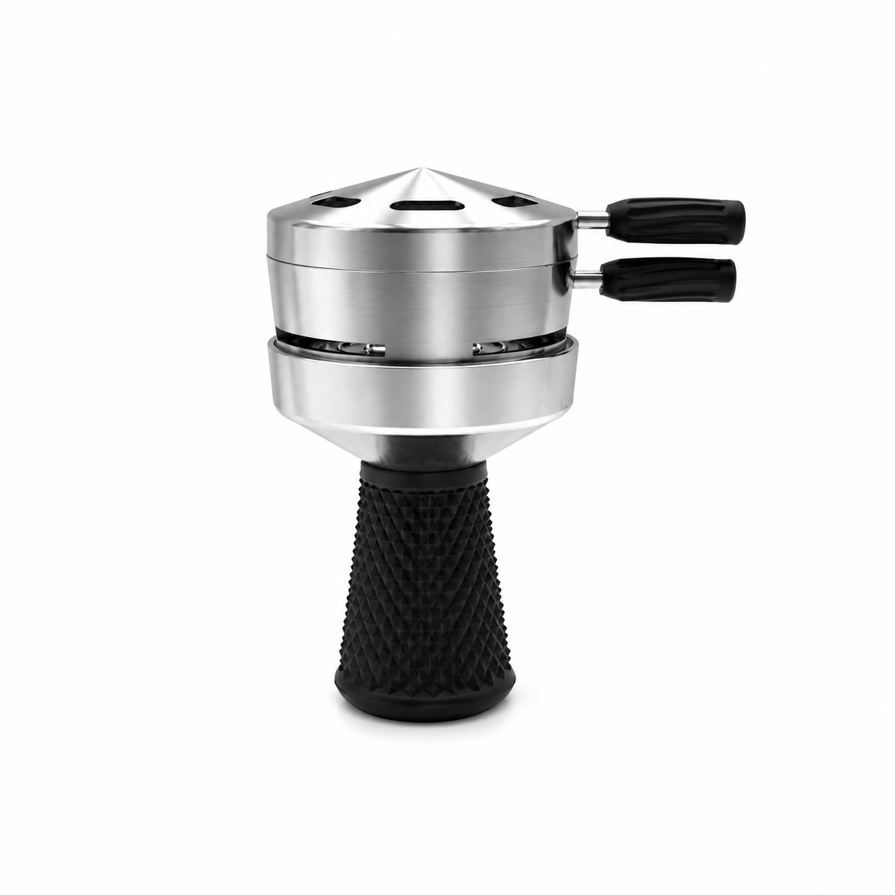 Hookah Bowl Carbon Screen Two-Piece Set Hookah Heating Management Device with Adjustable Wind Shield Handle