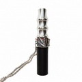 Poker Pattern Stainless Steel Hookah Replacement Mouthpiece with Neck Chain