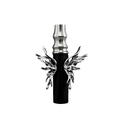 Butterfly-Shaped Stainless Steel Hookah Replacement Mouthpiece with Neck Chain